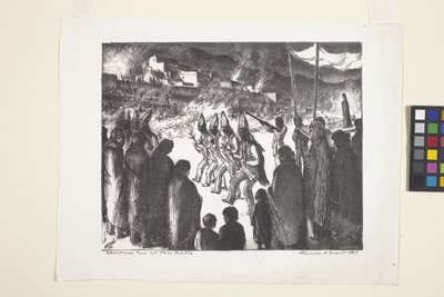 Nochebuena en Taos Pueblo de Blanche Grant