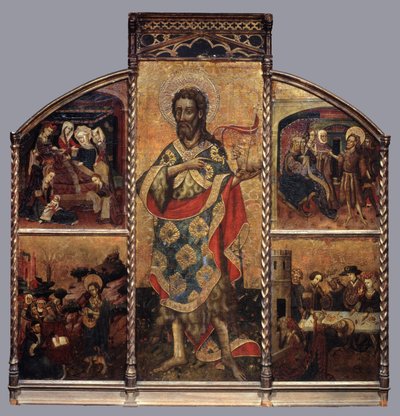 Retablo de San Juan Bautista, c.1440 de Blasco de Granen
