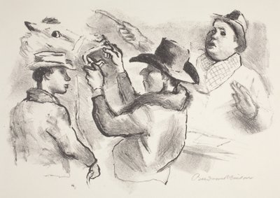 Subasta de caballos de Boardman Robinson