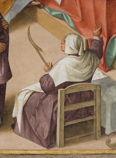 Nave central, segundo tramo norte, Nacimiento de la Virgen, Boccaccio Boccaccino 1514-15 (detalle) de Boccaccio Boccaccino