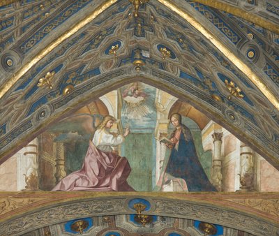 Soprano, Anunciación 1506-07 de Boccaccio Boccaccino