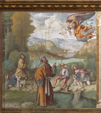 La Aparición del Ángel a San Joaquín de Boccaccio Boccaccino