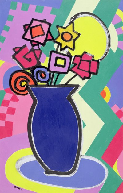 Jarrón Azul, 2003 de Bodel Rikys