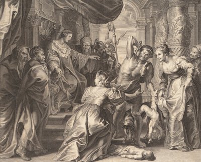 El juicio de Salomón, 1595-1633 de Boetius Adams Bolswert