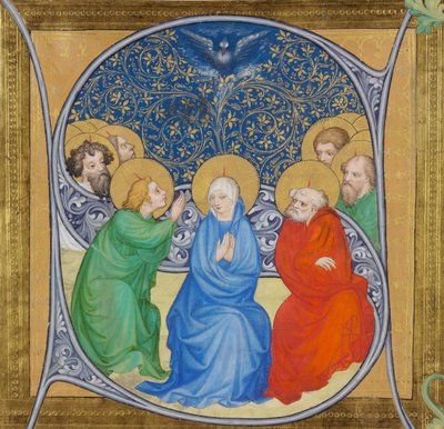 El descenso del Espíritu Santo - Pentecostés de Bohemian School