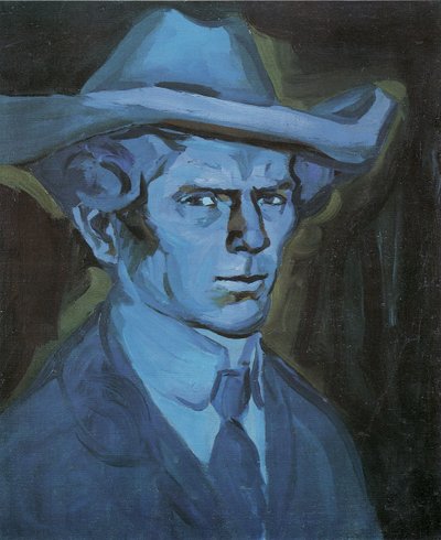 Autorretrato, 1909 de Bohumil Kubišta