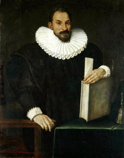 Retrato de un caballero, se dice que es Filippo Massini (1559-1617) c.1690 de Bolognese School