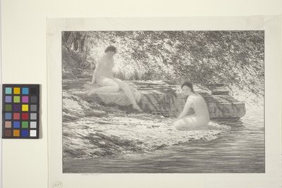 Lake Ladies (tinta sobre papel) de Bolton Coit Brown