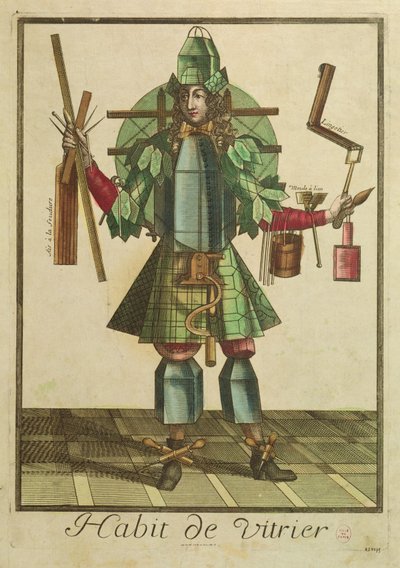 El traje de los vidrieros de Bonnart 1650 1750 Bonnart 1650 1750