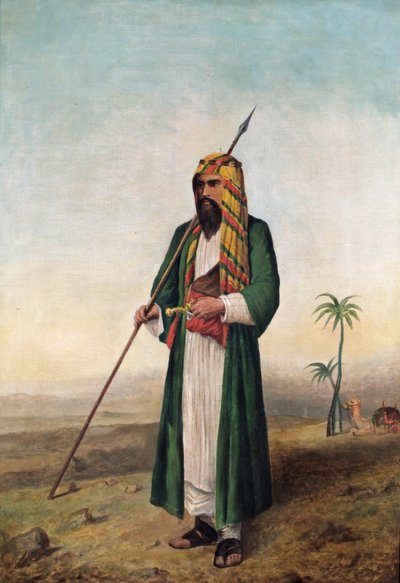 Sir Richard Burton en traje árabe, c.1853 de Borgo Caratti