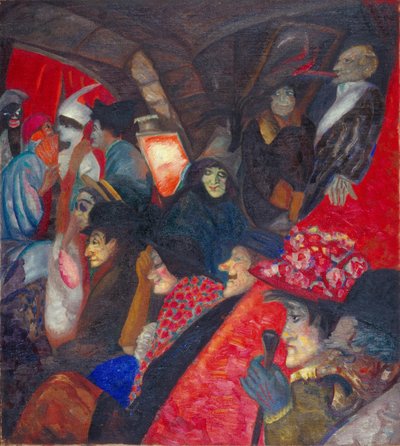 Cabaret Gato Negro, 1913 de Boris Dmitrievich Grigoriev