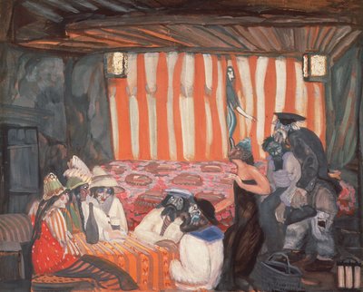 Cabaret II, 1918 de Boris Dmitrievich Grigoriev
