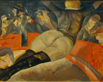 En el circo, c. 1908 de Boris Dmitrievich Grigoriev