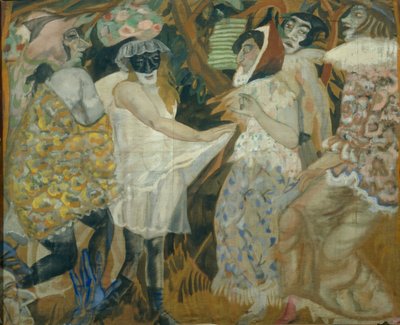 Mascarada, 1913-1914 de Boris Dmitrievich Grigoriev