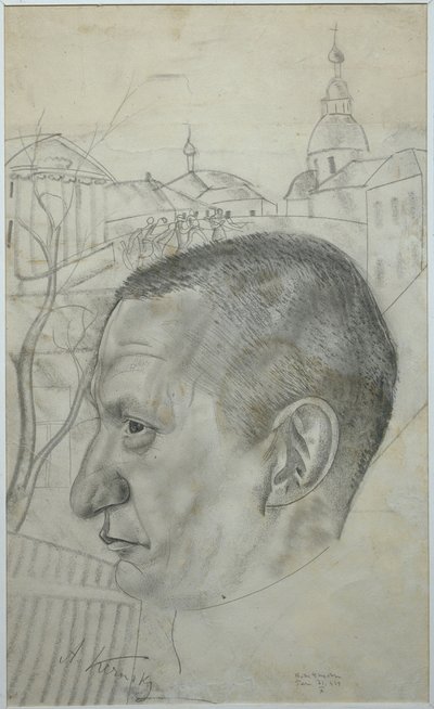 Retrato de Alexander Kerensky de Boris Dmitrievich Grigoriev
