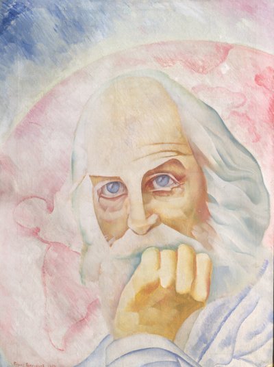 Retrato de Walt Whitman (1819-92) 1918 de Boris Dmitrievich Grigoriev