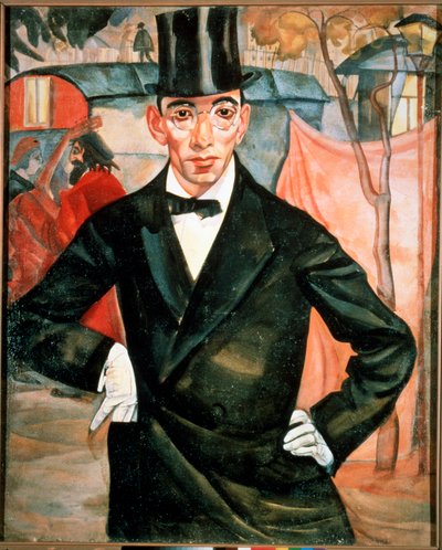 Retrato de la artista y fotógrafa Miron Sherling de Boris Dmitrievich Grigoriev