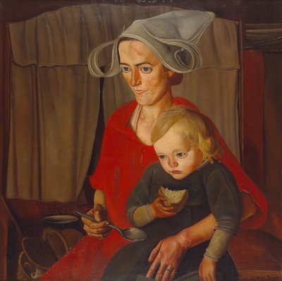 La pobreza, 1925 de Boris Dmitrievich Grigoriev