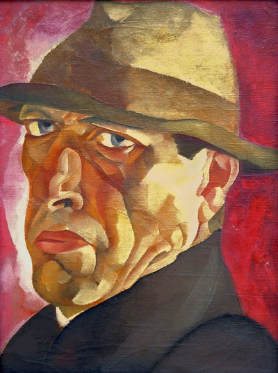 Autorretrato, c. 1920 de Boris Dmitryevich Grigoriev