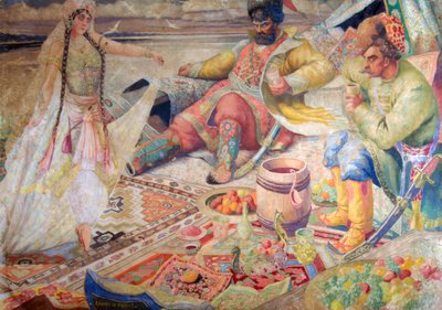 Stepan Razin, finales del siglo XIX - principios del siglo XX de Boris Mikhailovich Kustodiev
