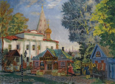 En la provincia, 1920 de Boris Mikhailovich Kustodiev