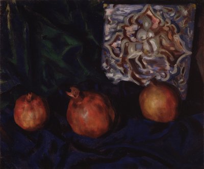 Naturaleza muerta. Granadas, 1910 de Boris Mikhailovich Kustodiev