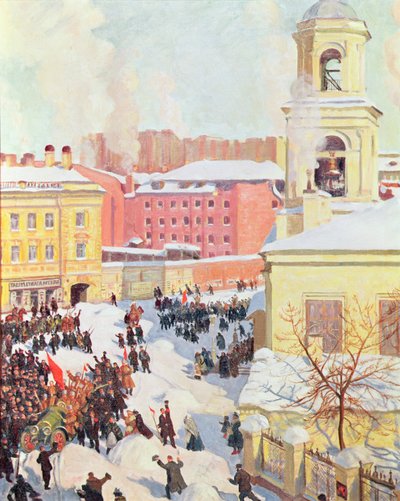 El 27 de febrero de 1917 de Boris Mikhailovich Kustodiev