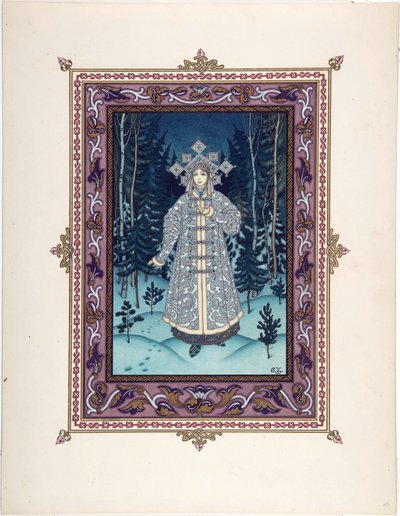 Snegúrochka (o Snegurka, la Hija de nieve) de Boris Vasilievich Zvorykin