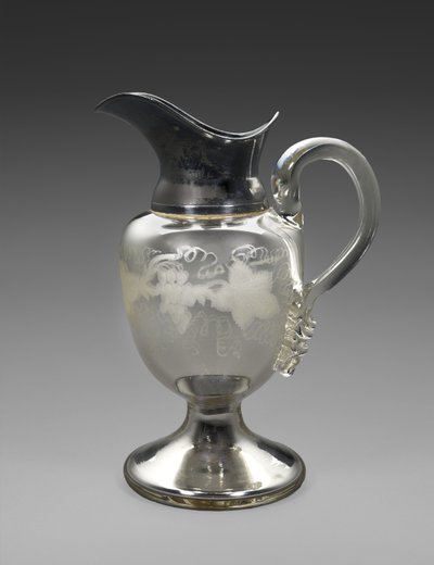 Jarra, c. 1865-1871 de Boston Silver Glass Company