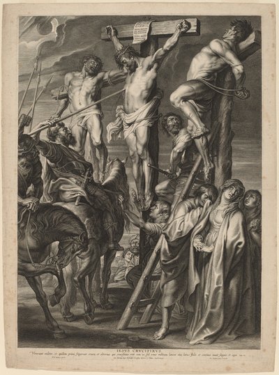Le Coup de Lance de Boëtius Adams Bolswert after Sir Peter Paul Rubens
