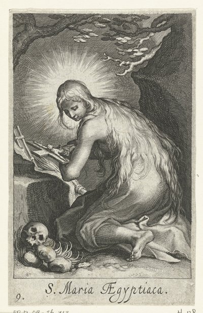 Santa María de Egipto como Hermitess Hermitesses (título de la serie) Sacra Eremus Ascetriarum (título de la serie) de Boëtius Adamsz. Bolswert