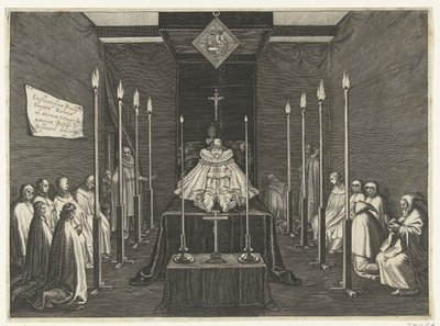 Cama esplendorosa del príncipe Felipe Guillermo, 1618 de Boëtius Adamsz. Bolswert