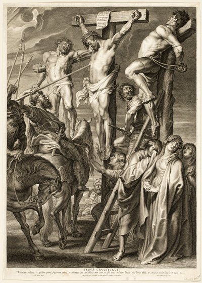 La Crucifixión (Coup de Lance) de Boëtius Adamsz. Bolswert