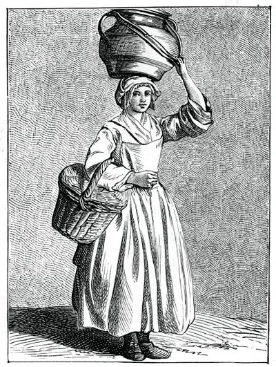 Una lechera, 1737-1742 de Bouchardon