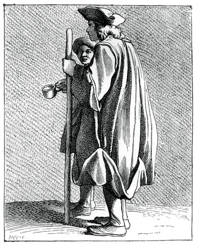 Hombre ciego de Quinze-Vingts, 1737-1742 de Bouchardon