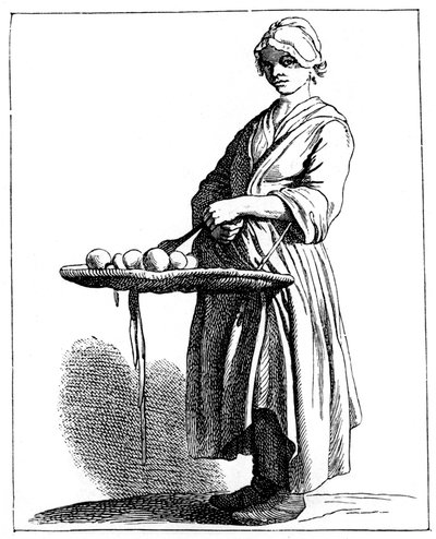 Vendedor de frutas, 1737-1742 de Bouchardon