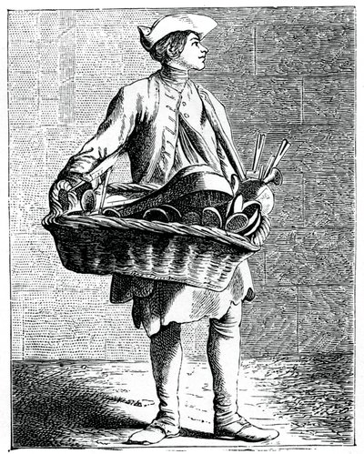 ¡Quién comprará cucharas y alfileres de lardear!, 1737-1742 de Bouchardon