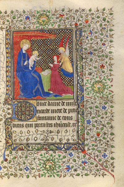 Un patrón presentado a la Virgen y al Niño de Boucicaut Master