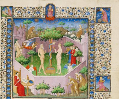 La historia de Adán y Eva, ca 1413-1415 de Boucicaut Master,