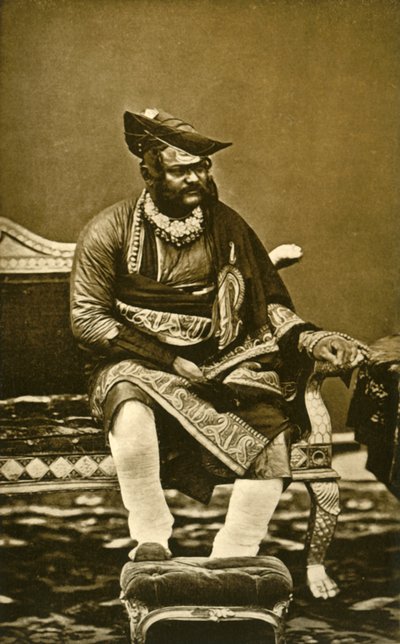 H.H. General El Maharajá Sindhia de Gwalior G.C.B., G.C.S.I., c1870, 1901 de Bourne and Shepherd