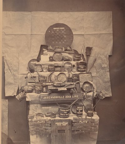 Reliquias de la prisión de Andersonville, junio de 1866 de Brady and Co
