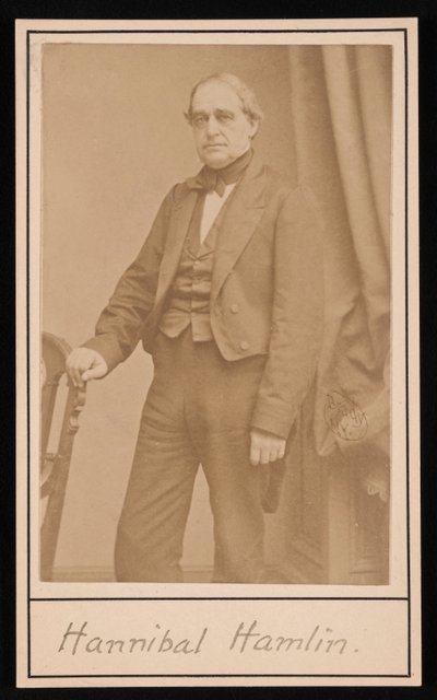 Retrato de Hannibal Hamlin 1809-1891 de Brady