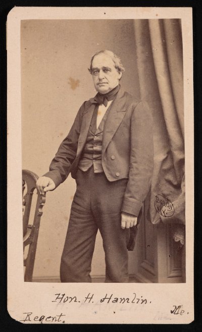 Retrato de Hannibal Hamlin 1809-1891, 1857 de Brady