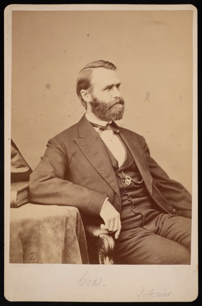 Retrato de Jacob Dolson Cox de Brady