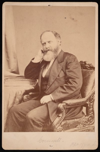 Retrato de John Angel James Creswell 1828-1891, antes de 1891 de Brady