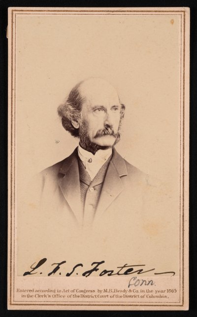 Retrato de LaFayette Sabine Foster 1806-1880, antes de 1869 de Brady