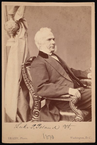 Retrato de Luke Potter Poland 1815-1887, 1870 de Brady