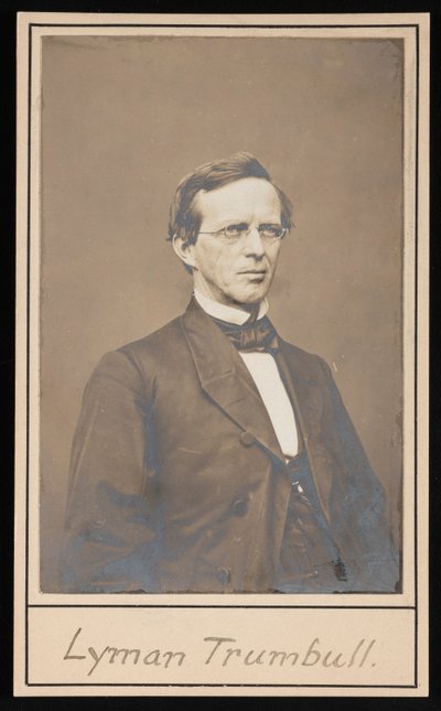 Retrato de Lyman Trumbull 1813-1896, Entre 1864 y 1868 de Brady