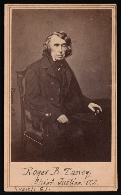 Retrato de Roger Brooke Taney 1777-1864, antes de 1864 de Brady