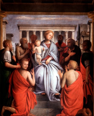 Madonna y el Niño, finales del siglo XV o principios del siglo XVI de Bramantino
